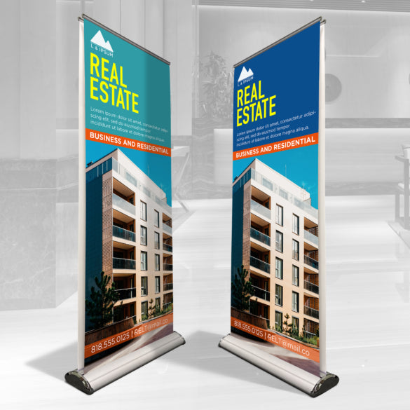 Double Sided Retractable Banner